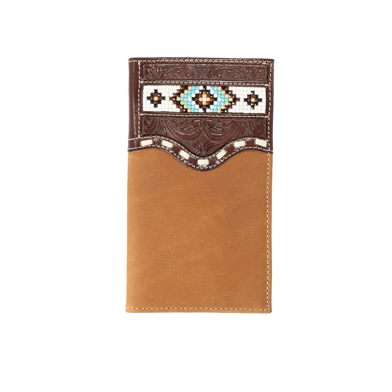 NOCONA BEAD INLAY BUCK LACE RODEO WALLET