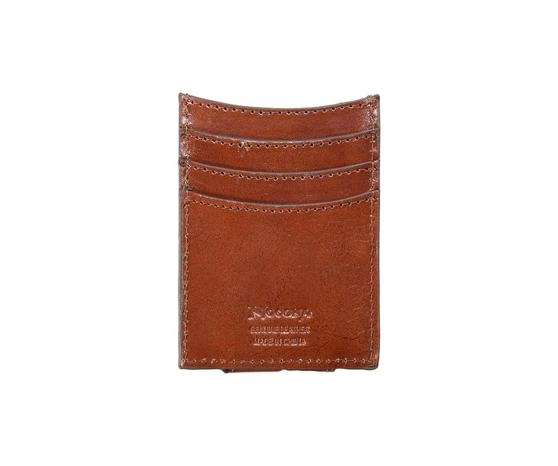 NOCONA EMBOSSED WITH TURQUOISE INLAY MONEY CLIP