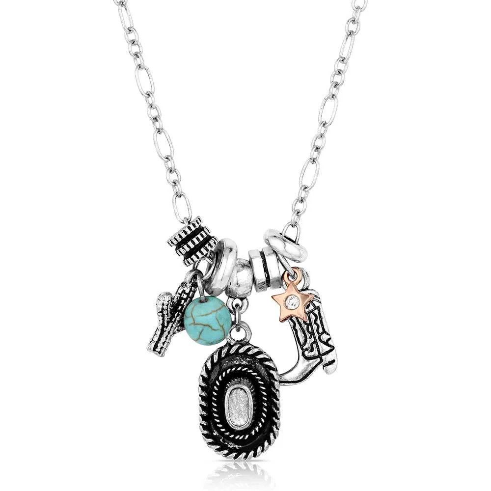 COUNTRY CONNECTIONS CHARM NECKLACE