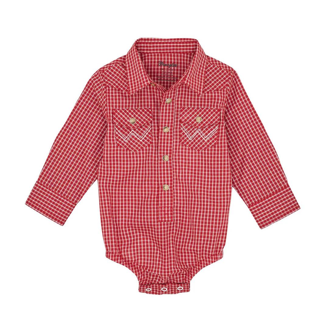 WRANGLER WESTERN SNAP ONESIE