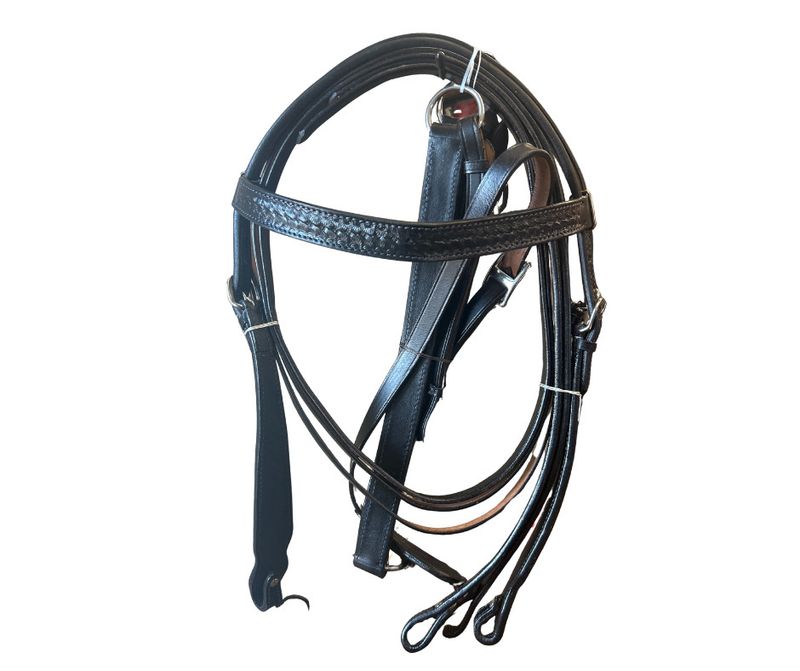 BREAST COLLAR AND HEADSTALL SET WITH REINS