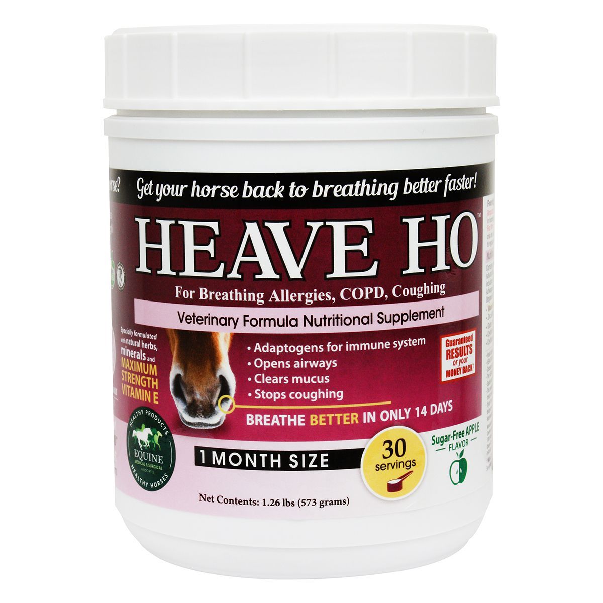 HEAVE HO HORSE SUPPLEMENT FOR ALLERGIES, COPD, COUGHING
