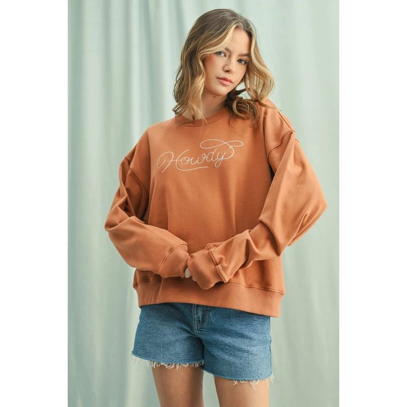 HOWDY KNIT SWEATSHIRT