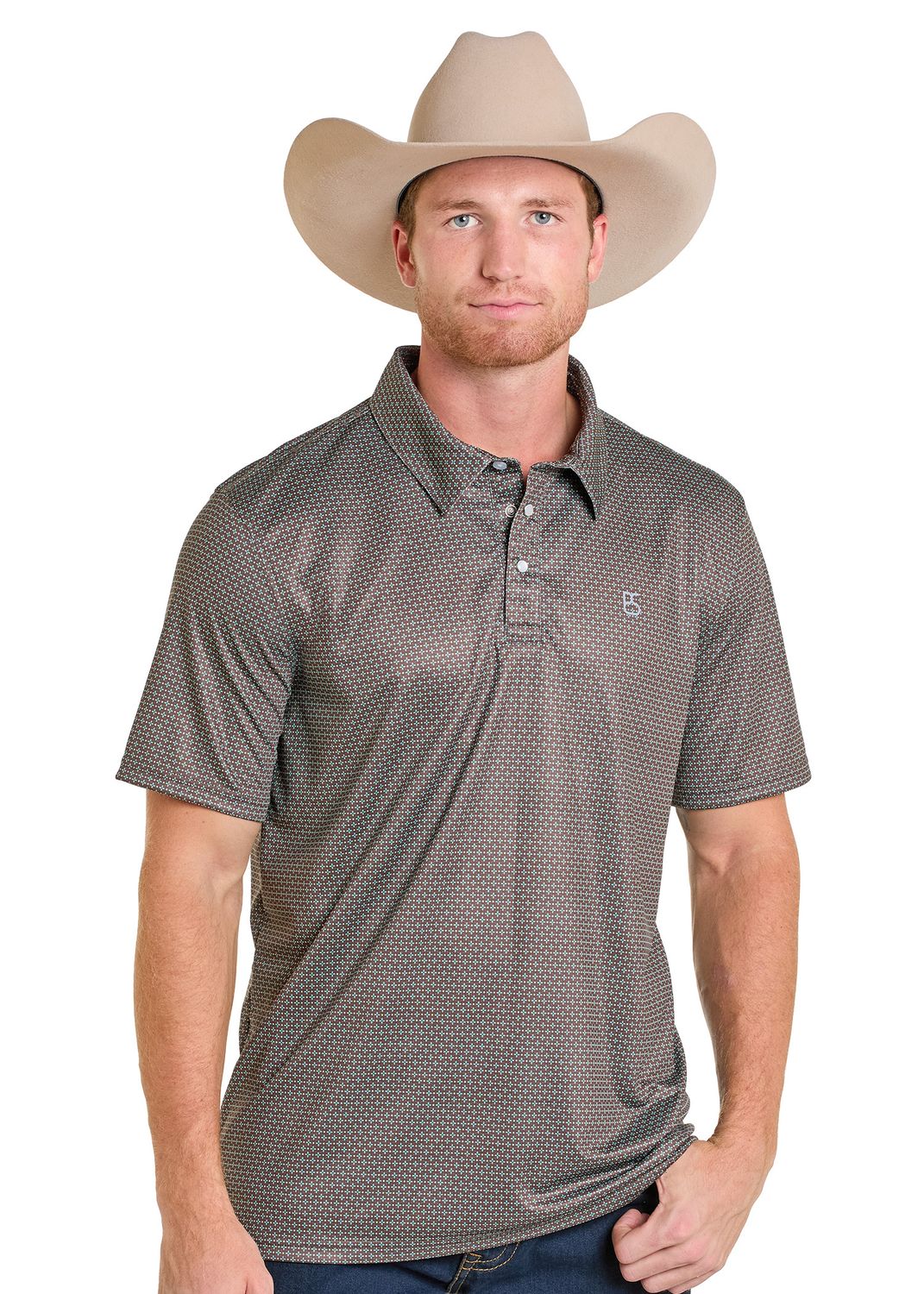 PANHANDLE SLIM PEARL SNAP POLO