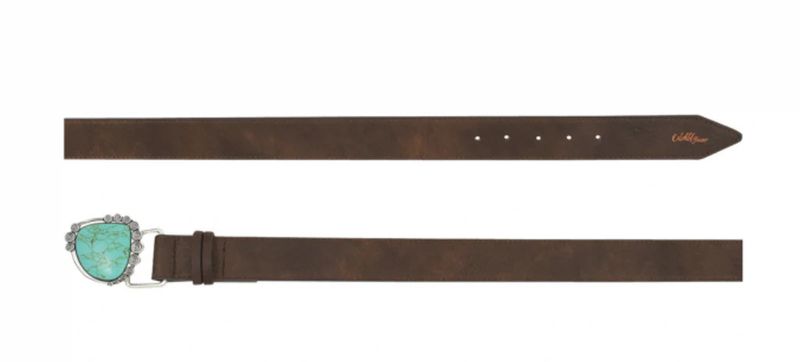 BROWN STRAP BELT