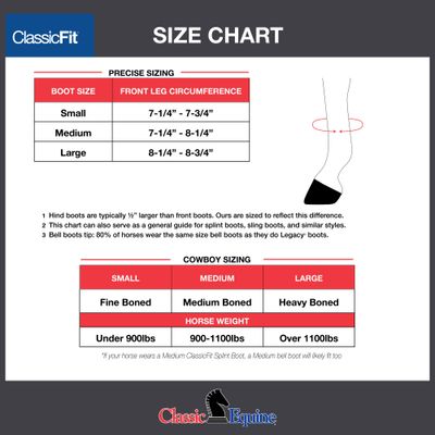 CLASSIC EQUINE CLASSICFIT SLING BOOTS, HIND