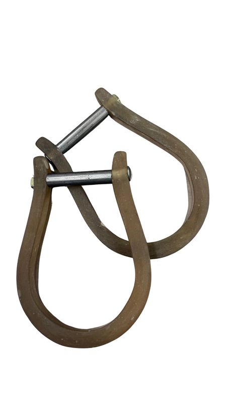 FIBERGLASS SADDLE BRONC OX BOW STIRRUPS