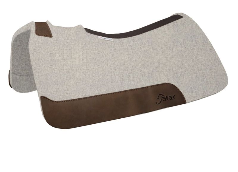 5 STAR BARREL RACER 3/4&quot; CONTOURED NATURAL PAD 30&quot;X28&quot;