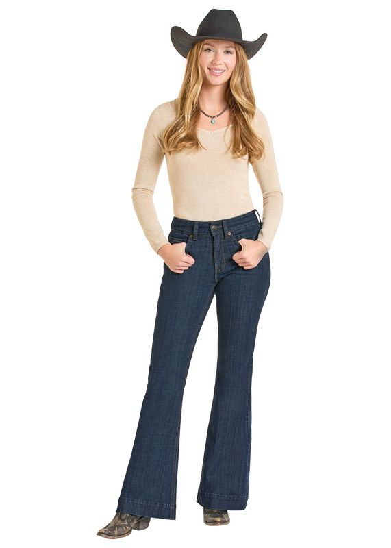 ROCK &amp; ROLL FLAWLESS FIT HIGH RISE TROUSER