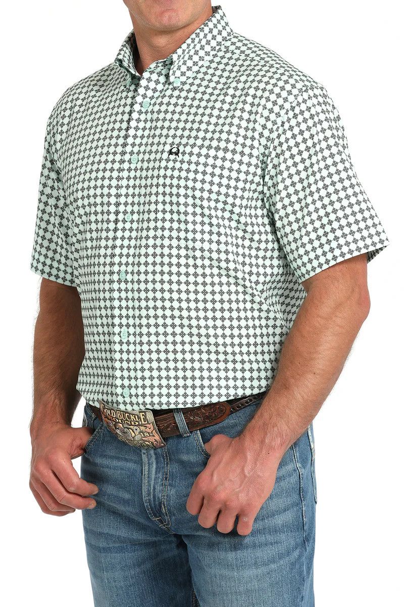 CINCH ARENAFLEX SHORT SLEEVE WESTERN SHIRT