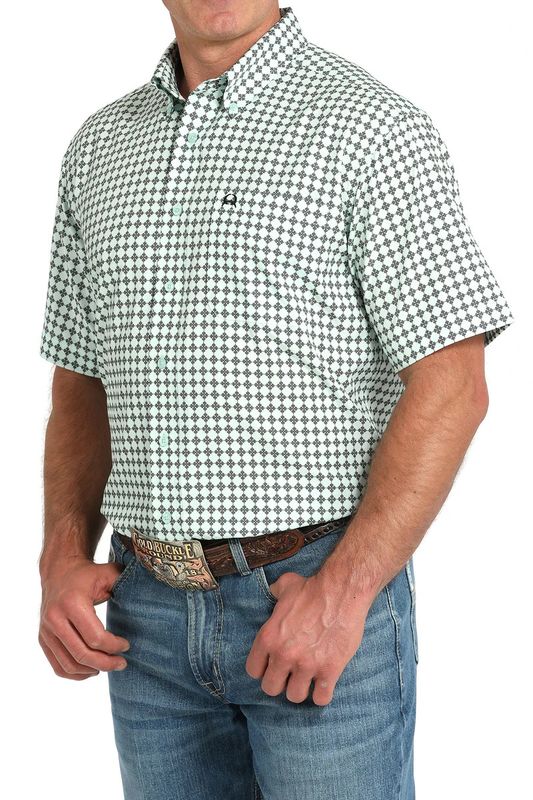 CINCH ARENAFLEX SHORT SLEEVE WESTERN SHIRT