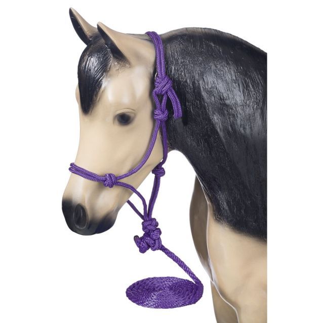 TOUGH 1 MINIATURE POLY ROPE HALTER WITH LEAD