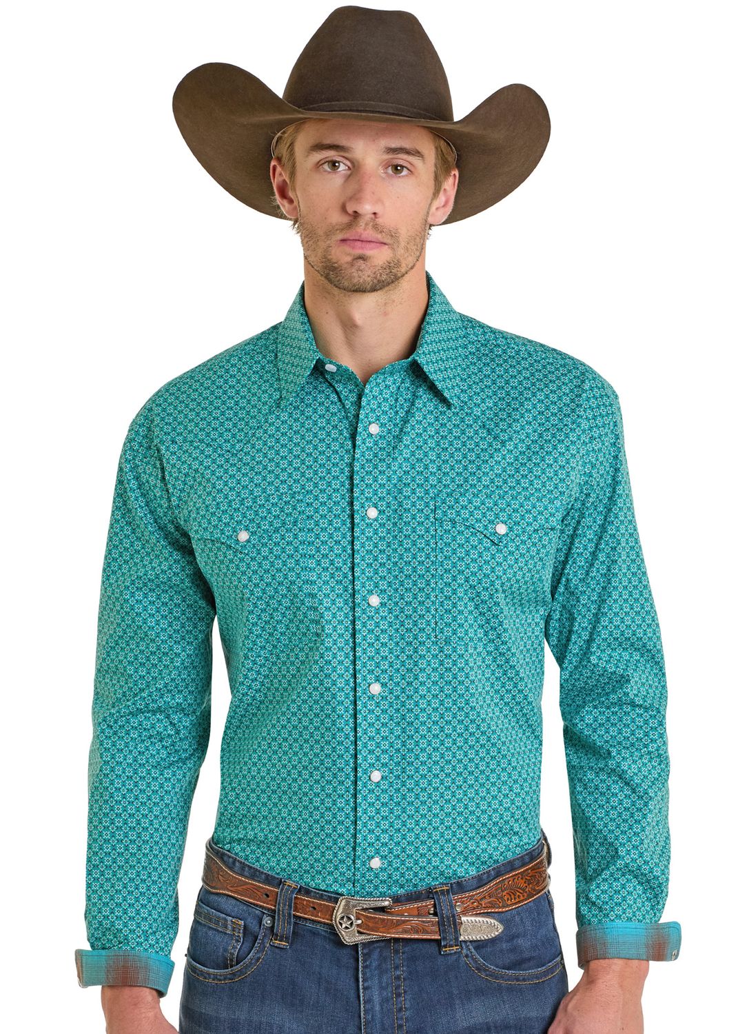 PANHANDLE SLIM LONG SLEEVE SNAP WESTERN SHIRT