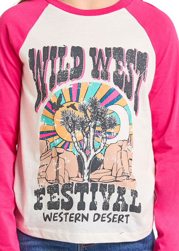 ROCK &amp; ROLL RAGLAN SLEEVE TEE