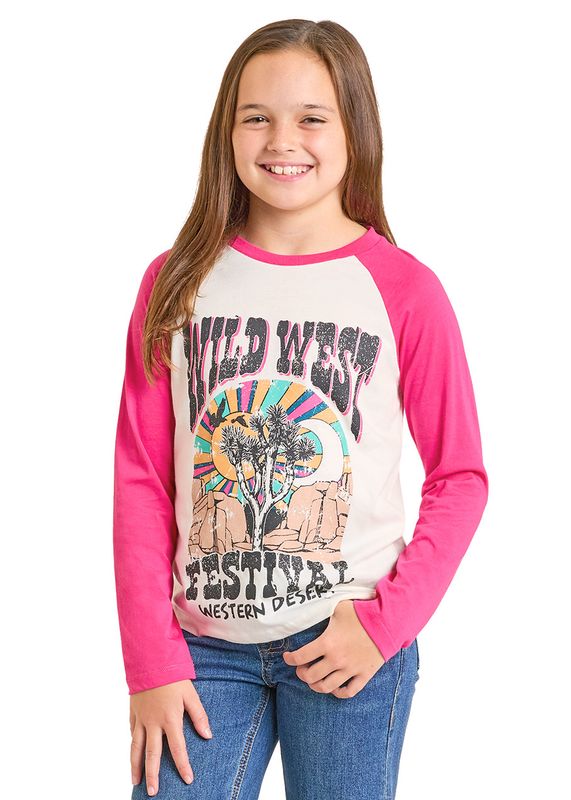 ROCK &amp; ROLL RAGLAN SLEEVE TEE