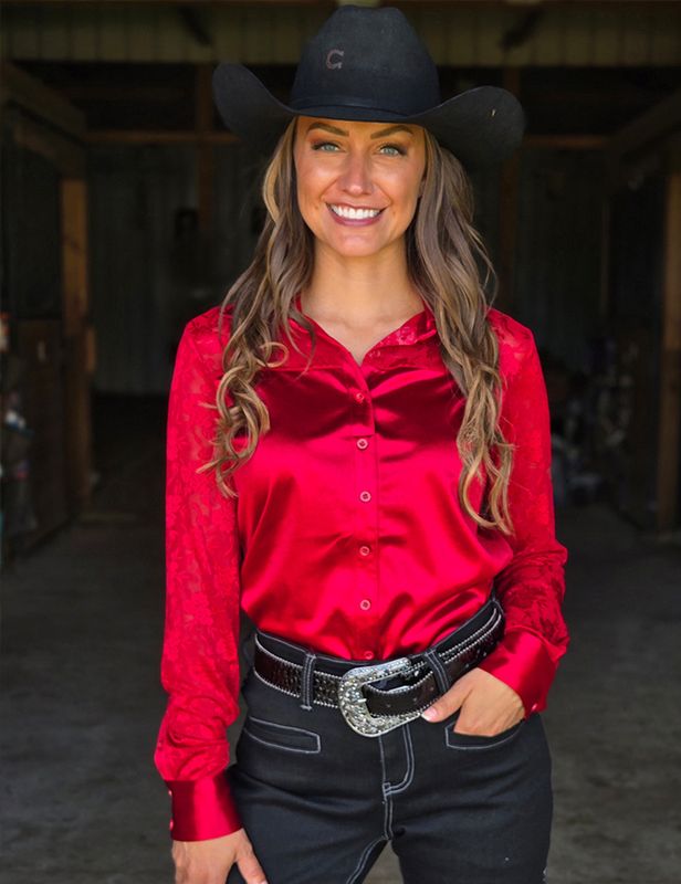 COWGIRL TUFF PULLOVER BUTTON UP