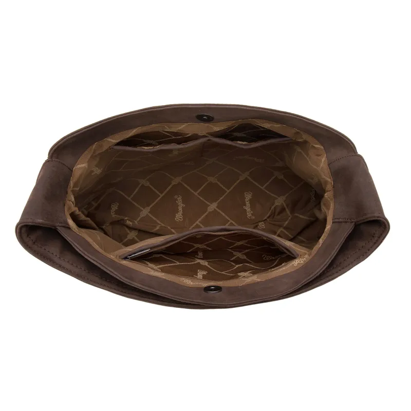 WRANGLER FRINGE STUDDED HOBO BAG