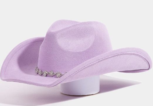 RHINESTONE LINK COWBOY HAT