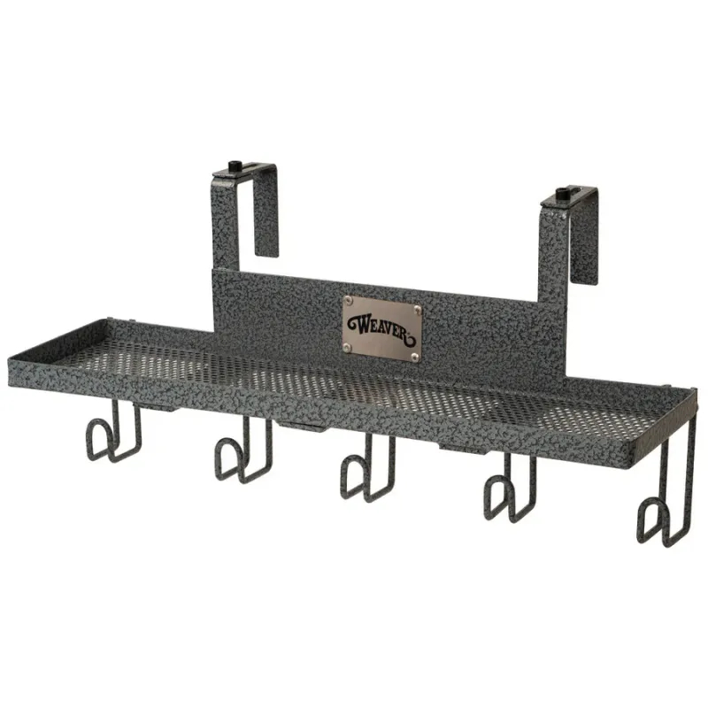 WEAVER BARN ORGANIZER SHELF WITH HOOKS