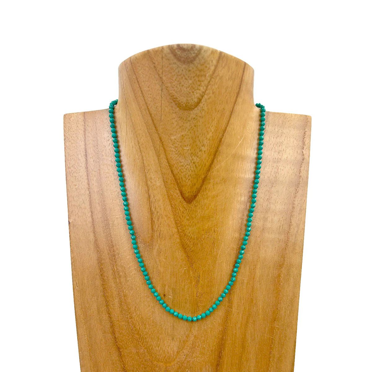 GREEN JASPER BEADED NECKLACE
