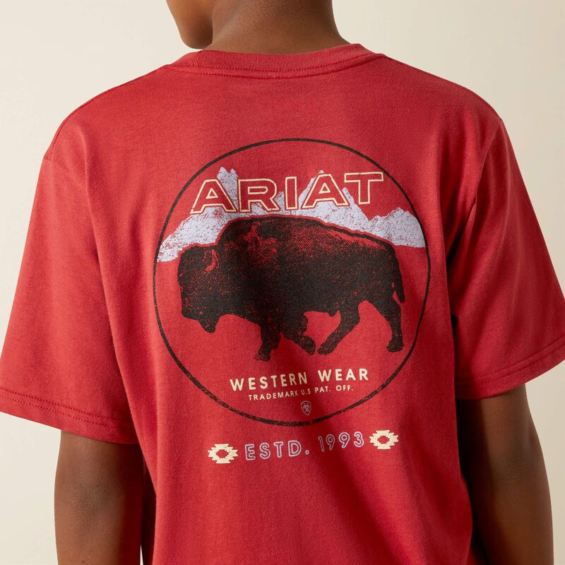 ARIAT PATRIOT BUFFALO COIN T-SHIRT