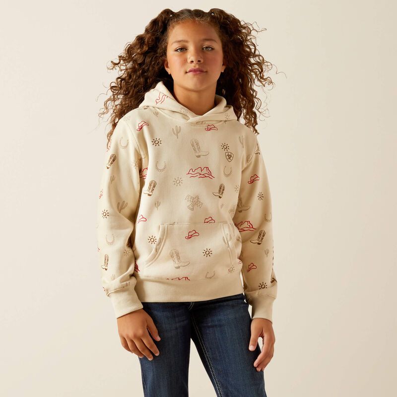 ARIAT WESTERN STAMPS HOODIE