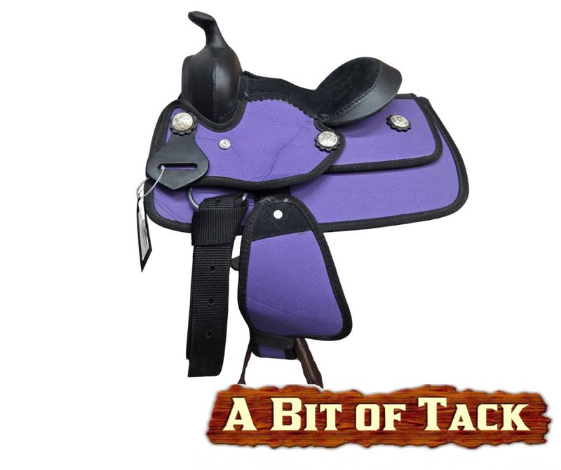 8&quot; Purple Pony Cordura Saddle