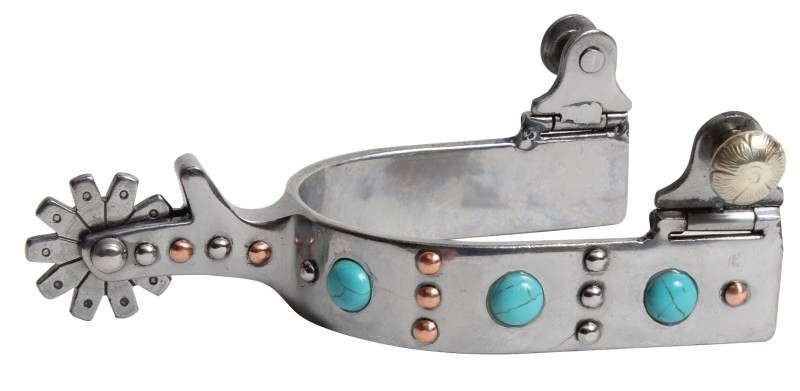 PROFESSIONAL&#39;S CHOICE TURQUOISE DOT SPUR, MEN&#39;S
