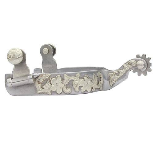 PROFESSIONAL&#39;S CHOICE FLORAL SHANK SPUR, 10 PT. ROWEL