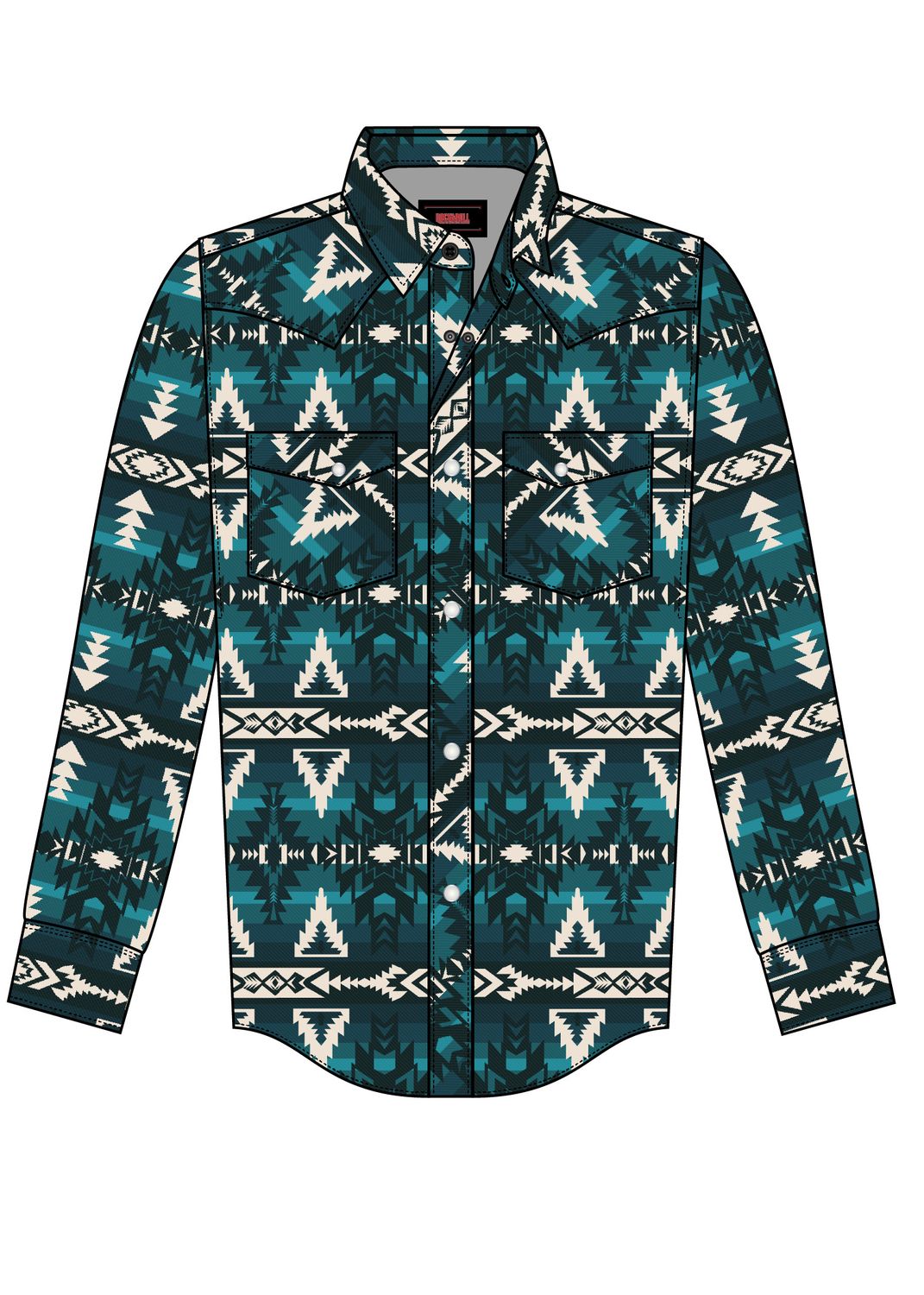 ROCK &amp; ROLL AZTEC SNAP WESTERN SHIRT