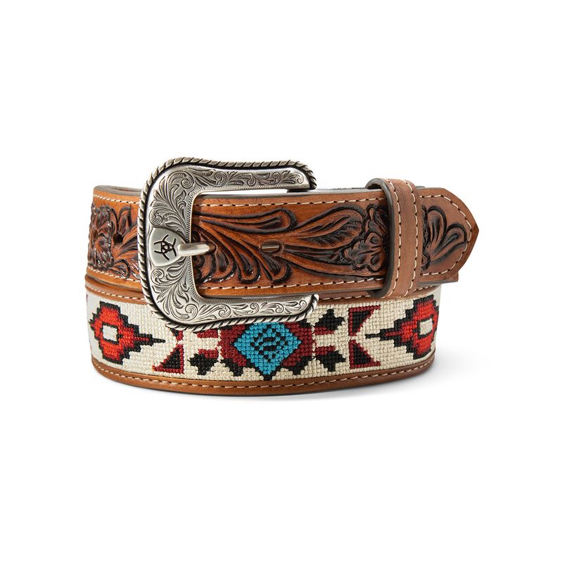 ARIAT SOUTHWEST EMBROIDERED BELT