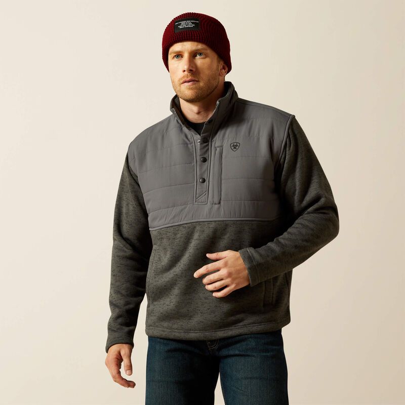 ARIAT CALDWELL REINFORCED SNAP SWEATER