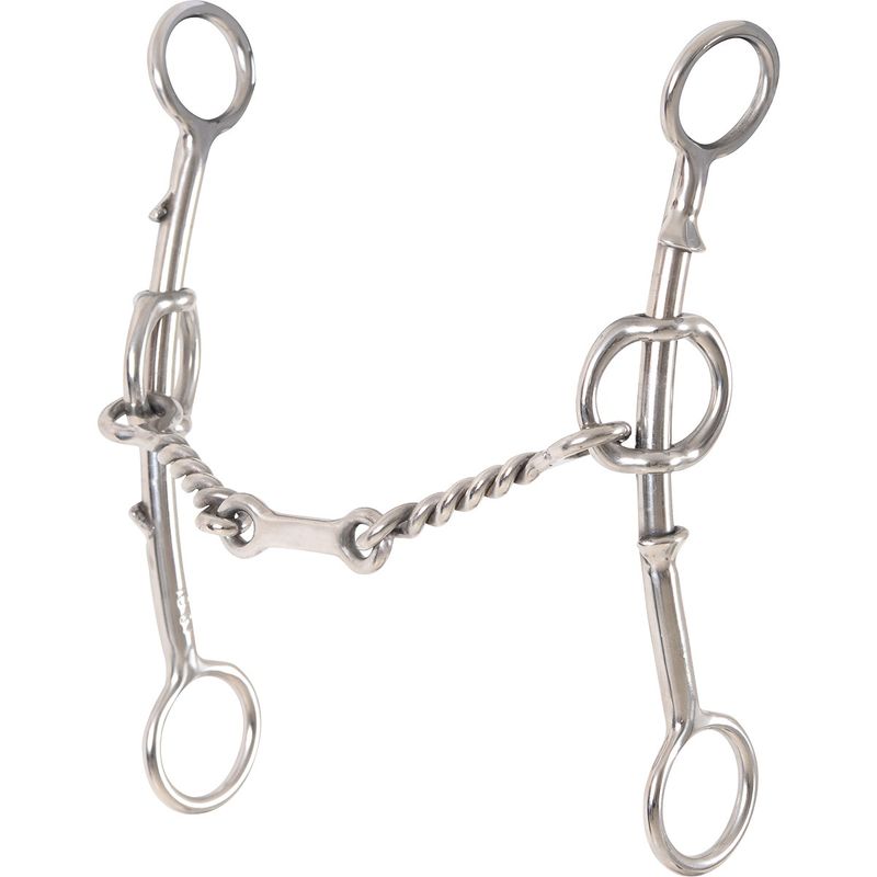 CAROL GOOSTREE DOUBLE SHANK GAG BARREL BIT WITH TWISTED WIRE