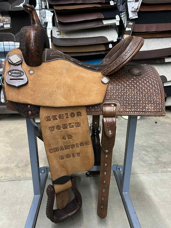 14" Used Shiloh Jordan Briggs Barrel Saddle