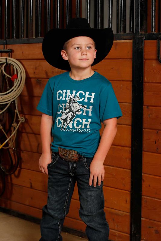 CINCH COWBOY BRONC TEE