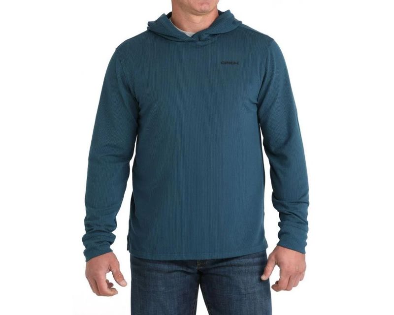 CINCH RIBBED HOODIE