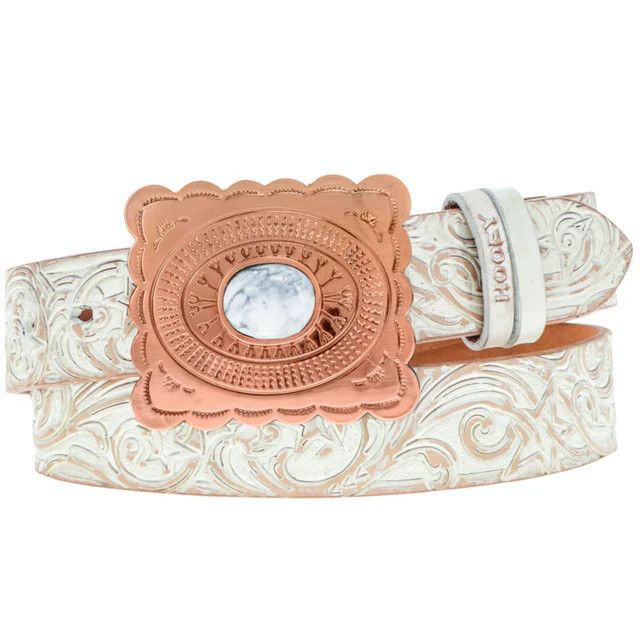 HOOEY &quot;STELLA&quot; HAND-TOOLED BELT