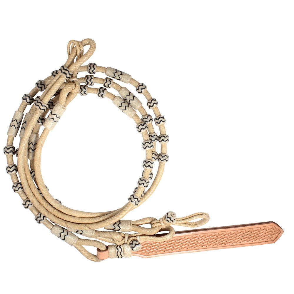 PROFESSIONAL CHOICE RAWHIDE ROMAL REINS