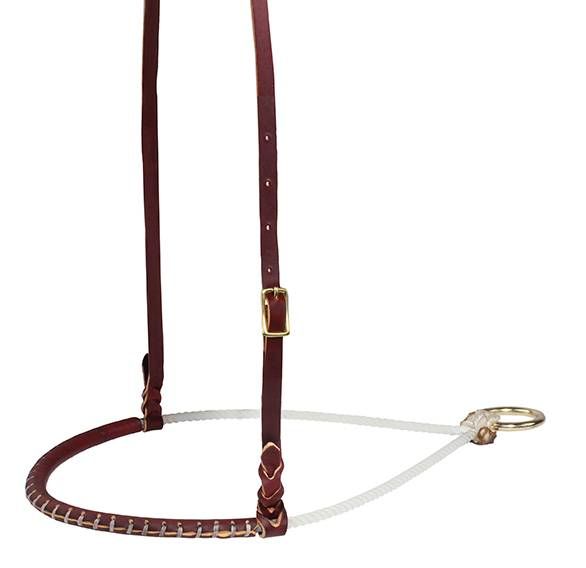 PROFESSIONAL&#39;S CHOICE HAND LACED 1/4 ROPE NOSEBAND