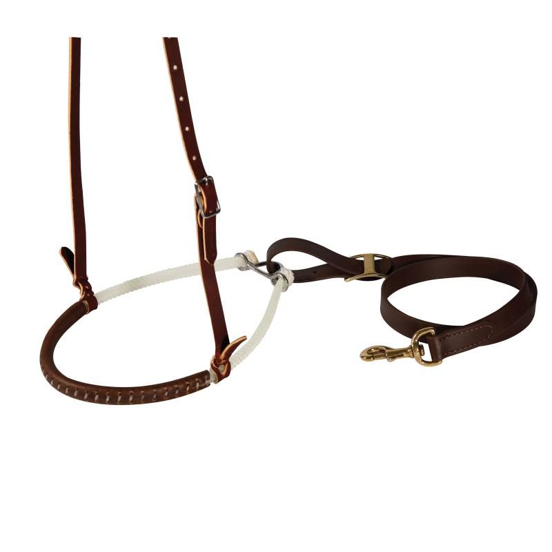 PROFESSIONAL&#39;S CHOICE DOUBLE ROPE NOSEBAND TIE DOWN SET