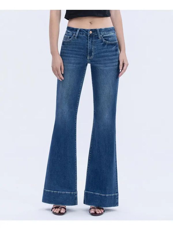 VERVET HIGH RISE EASY FLARE JEAN