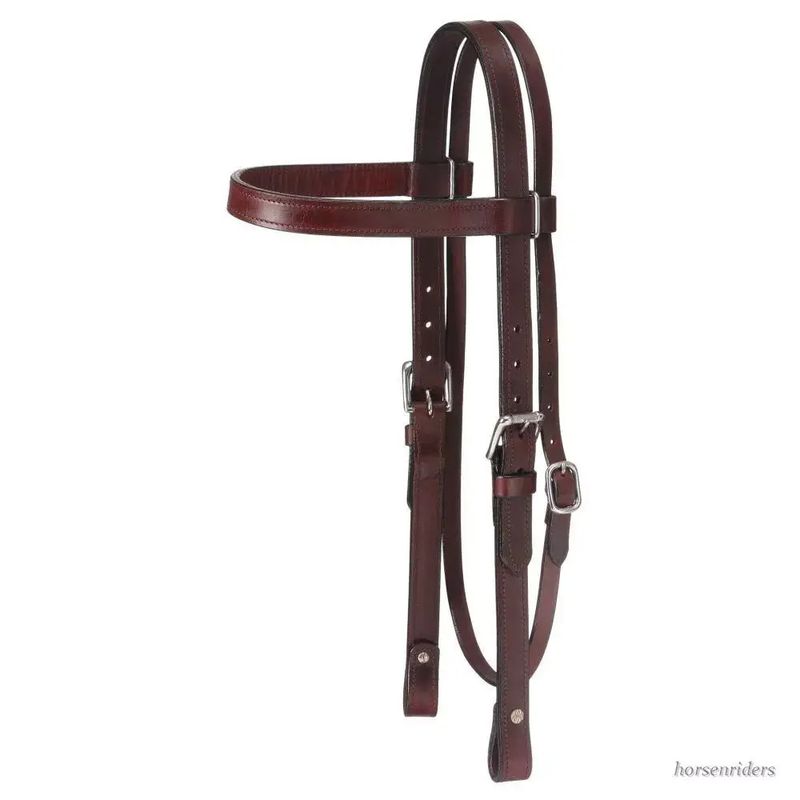 KING SERIES LEATHER DRAFT BROWBAND HEADSTALL