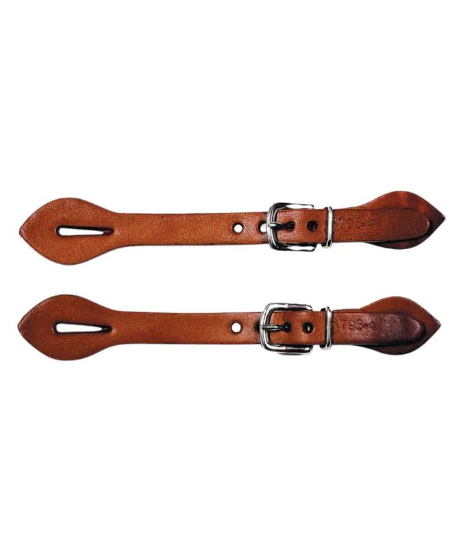 CIRCLE Y SINGLE PLY SPUR STRAPS, YOUTH