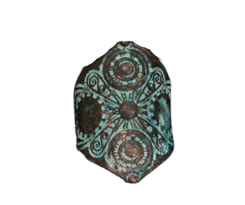 COPPER DIAMOND SCARF SLIDE