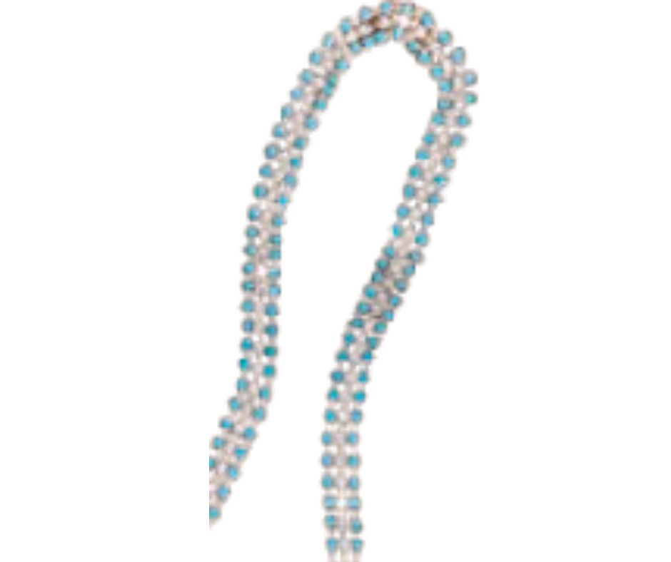 TURQUOISE CRYSTAL HAT BAND
