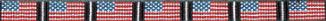 AMERICAN FLAG BEADED HAT BAND