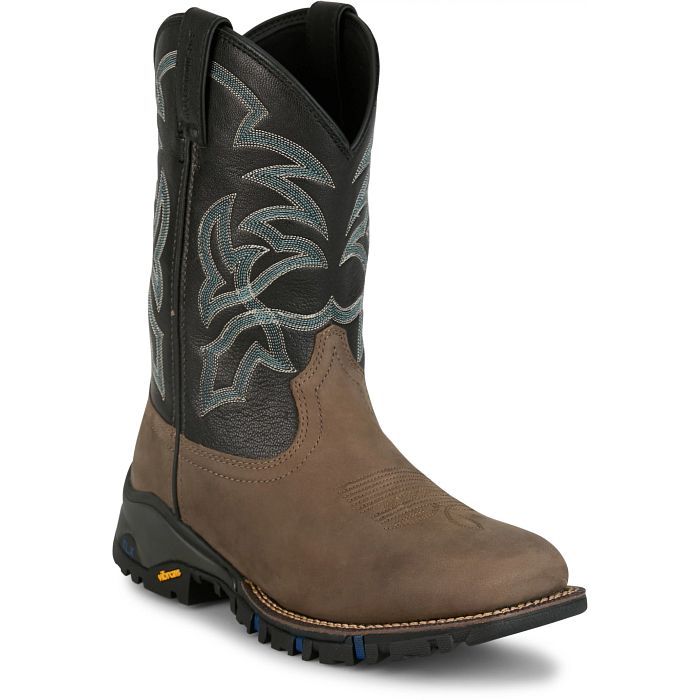 TONY LAMA 11" ROUSTABOUT H2O SQUARE TOE BOOT