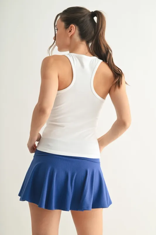 SLIM FIT SCOOP NECK TANK TOP