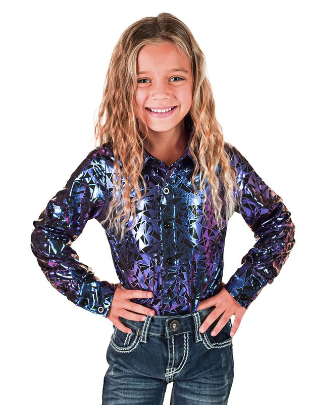 COWGIRL TUFF STRETCH PULLOVER BUTTON UP