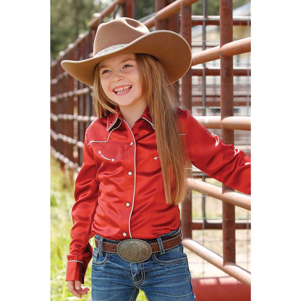 CRUEL GIRL LONG SLEEVE SNAP SHIRT